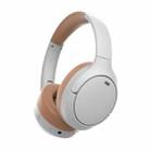 BT056 Noise Reduction Sports Stereo Wireless Deep Bass On-Ear Bluetooth Earphone(White Brown) - 1