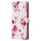 For Samsung Galaxy S25 Ultra 5G Marble Bronzing Stitching Leather Phone Case(Rose Gold) - 2