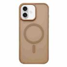 For iPhone 16 Plus Frosted Skin Feel MagSafe Phone Case(Desert Gold) - 1