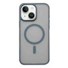 For iPhone 15 Plus Frosted Skin Feel MagSafe Phone Case(Titanium Gray) - 1