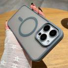 For iPhone 13 Pro Max Frosted Skin Feel MagSafe Phone Case(Titanium Gray) - 2