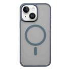 For iPhone 13 Frosted Skin Feel MagSafe Phone Case(Titanium Gray) - 1