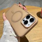 For iPhone 11 Pro Max Frosted Skin Feel MagSafe Phone Case(Desert Gold) - 2