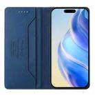 For iPhone 11 Pro RC01 Dual-Folded Magnetic Suction RFID Leather Phone Case(Dark Blue) - 3