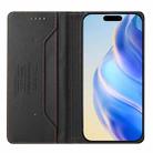 For iPhone X / XS RC01 Dual-Folded Magnetic Suction RFID Leather Phone Case(Black) - 3