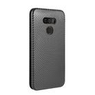 For LG Harmony 4 Carbon Fiber Texture Horizontal Flip TPU + PC + PU Leather Case with Card Slot(Black) - 3