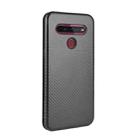 For LG K41S / K51S Carbon Fiber Texture Horizontal Flip TPU + PC + PU Leather Case with Card Slot(Black) - 3