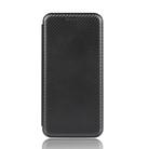 For LG K61 / Q61 Carbon Fiber Texture Horizontal Flip TPU + PC + PU Leather Case with Card Slot(Black) - 1