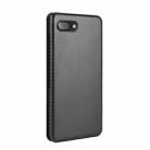 For BlackBerry KEY2 Carbon Fiber Texture Horizontal Flip TPU + PC + PU Leather Case with Card Slot(Black) - 3