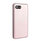 For BlackBerry KEY2 Carbon Fiber Texture Horizontal Flip TPU + PC + PU Leather Case with Card Slot(Pink) - 3