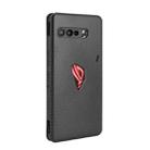 For Asus ROG Phone 3 ZS661KS Carbon Fiber Texture Horizontal Flip TPU + PC + PU Leather Case with Card Slot(Black) - 3