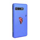 For Asus ROG Phone 3 ZS661KS Carbon Fiber Texture Horizontal Flip TPU + PC + PU Leather Case with Card Slot(Blue) - 3