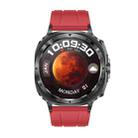 ET492 1.43 inch AMOLED Screen Silicone Strap Smart Watch Supports ECG/Blood Sugar Monitoring(Red) - 2