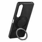 For Sony Xperia 1 IV ViLi TCY Series Kevlar Leather Texture Rotating Holder Phone Case(Black) - 3