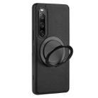 For Sony Xperia 10 IV ViLi TCY Series Kevlar Leather Texture Rotating Holder Phone Case(Black) - 2