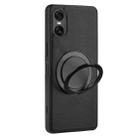 For Sony Xperia 10 VI ViLi TCY Series Kevlar Leather Texture Rotating Holder Phone Case(Black) - 2