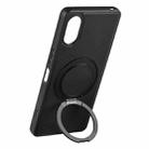 For Sony Xperia 10 VI ViLi TCY Series Kevlar Leather Texture Rotating Holder Phone Case(Black) - 3