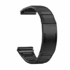 For Huawei Watch GT 5 Pro 46mm Push Folding Clasp Titanium Watch Band(Black) - 2