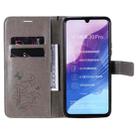For Huawei Enjoy Z 3D Butterflies Embossing Pattern Horizontal Flip Leather Case with Holder & Card Slot & Wallet & Lanyard(Grey) - 3