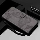 For Huawei Enjoy Z 3D Butterflies Embossing Pattern Horizontal Flip Leather Case with Holder & Card Slot & Wallet & Lanyard(Grey) - 6