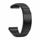 For Huawei Watch GT 5 Pro Folding Clasp Titanium Metal Quick Release Watch Band(Black) - 2