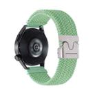 20mm Snap Button Nylon Braided Watch Band(Pistachio) - 1