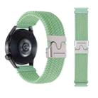20mm Snap Button Nylon Braided Watch Band(Pistachio) - 2
