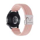 20mm Snap Button Nylon Braided Watch Band(Pink Sand) - 1