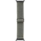 For Samsung Galaxy Watch Ultra 47mm Wave Pattern Nylon Braided Watch Band(Army Green) - 3