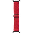 For Samsung Galaxy Watch Ultra 47mm Wave Pattern Nylon Braided Watch Band(Red) - 3