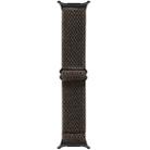 For Samsung Galaxy Watch Ultra 47mm Wave Pattern Nylon Braided Watch Band(Dark Green) - 3