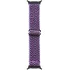 For Samsung Galaxy Watch Ultra 47mm Wave Pattern Nylon Braided Watch Band(Lilac) - 3