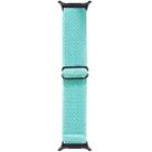 For Samsung Galaxy Watch Ultra 47mm Wave Pattern Nylon Braided Watch Band(Mint Green) - 3