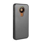 For Nokia 5.3 Carbon Fiber Texture Horizontal Flip TPU + PC + PU Leather Case with Card Slot(Black) - 3