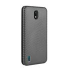For Nokia 1.3 Carbon Fiber Texture Horizontal Flip TPU + PC + PU Leather Case with Card Slot(Black) - 3