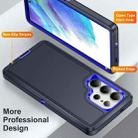 For Samsung Galaxy S25 Ultra 5G Life Waterproof Rugged Phone Case(Dark Blue + Royal Blue) - 3