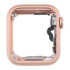 For Apple Watch Series 4 40MM LTE Aluminium Alloy Middle Frame Bezel Plate with Crown Spin Axis Flex Cable(Gold) - 2