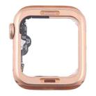 For Apple Watch Series 4 40MM LTE Aluminium Alloy Middle Frame Bezel Plate with Crown Spin Axis Flex Cable(Gold) - 3