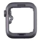 For Apple Watch Series 5 40MM LTE Aluminium Alloy Middle Frame Bezel Plate with Crown Spin Axis Flex Cable(Grey) - 3