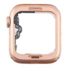 For Apple Watch Series 4 40MM GPS Aluminium Alloy Middle Frame Bezel Plate with Crown Spin Axis Flex Cable(Gold) - 3