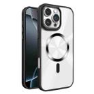 For iPhone 16 Pro Max Glaring CD Texture MagSafe Phone Case(Black) - 1