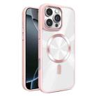 For iPhone 16 Pro Max Glaring CD Texture MagSafe Phone Case(Pink) - 1