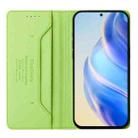 For Samsung Galaxy S21 Ultra 5G RC01 Dual-Folded Magnetic Suction RFID Leather Phone Case(Grass Green) - 3