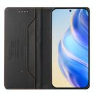 For Samsung Galaxy S25 Edge 5G RC01 Dual-Folded Magnetic Suction RFID Leather Phone Case(Black) - 3
