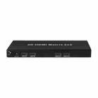 Measy MT4322 4K 30Hz 2 In 2 Out HDMI Matrix Switch Support Seamless Switching, EU Plug(Black) - 1