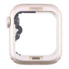 For Apple Watch SE 2022 40MM LTE Aluminium Alloy Middle Frame Bezel Plate with Crown Spin Axis Flex Cable(Starlight) - 3