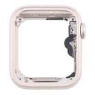 For Apple Watch SE 2022 40MM GPS Aluminium Alloy Middle Frame Bezel Plate with Crown Spin Axis Flex Cable(Starlight) - 2