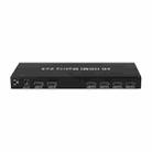 Measy MT4324 4K 30Hz 2 In 4 Out HDMI Matrix Switch Support Seamless Switching, UK Plug(Black) - 1