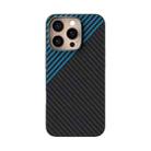 For iPhone 16 Pro Max ABEEL C Carbon Fiber Series 6D Micro Relief MagSafe Phone Case(Black Blue) - 2