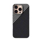 For iPhone 16 Pro ABEEL C Carbon Fiber Series 6D Micro Relief MagSafe Phone Case(Black Grey) - 2